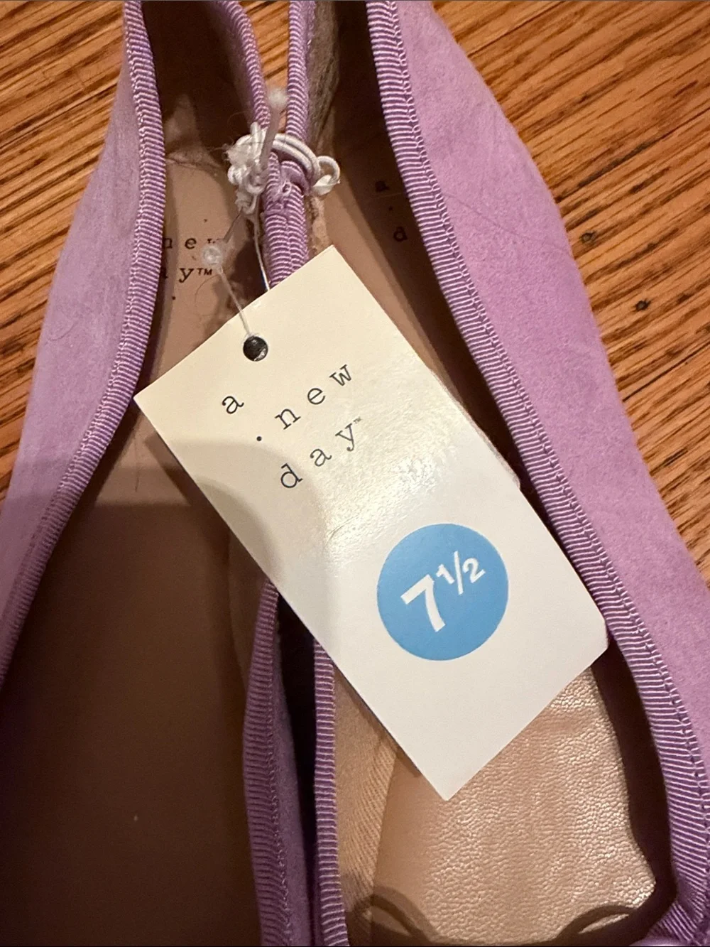a new day Lavender Ballet Flats with Bow